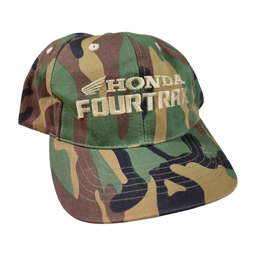 Vintage Honda Fourtrax Camo Snapback